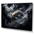 thumbnail image 2 of Designart "Grey Kois Fish Mystical gracefulness" Animals Canvas Wall Art, 2 of 5