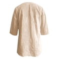 thumbnail image 4 of Active Tops Women Long Sleeve Compression Shirt Women Athletic Tops Womens Tees Short Sleeve Womens Workout Tops Short Sleeve Sleeve T Woman Large Shirt Long Sleeve Women Large Brown 3XL, 4 of 5