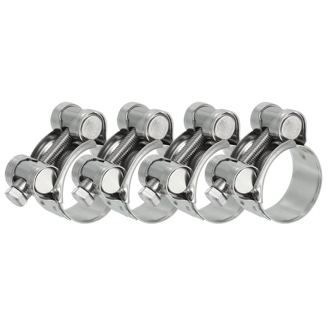 Pince de Tuyau T-Bolt, Pinces de Tube de Radiateur en Acier Inoxydable 26-28mm