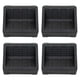 thumbnail image 4 of 4 Uds almohadilla para muebles tapón para cama tazas para muebles evitar arañazos posavasos para muebles tazas tapones para cama para silla sofá cama negro, 4 of 8