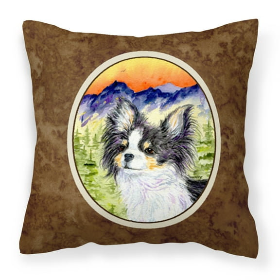 Carolines Treasures SS8517PW1414 Chihuahua Fabric Decorative Pillow, 14Hx14W, multicolor