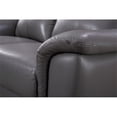 thumbnail image 5 of American Eagle Furniture Genuine Leather Loveseat in Dark Tan and Brown, 5 of 7