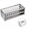 thumbnail image 3 of 3pcs 14mm 40 Aluminum Test Tube Rack Multifunctional Laboratory Test Tube Holder Laboratory Equipment, 3 of 5