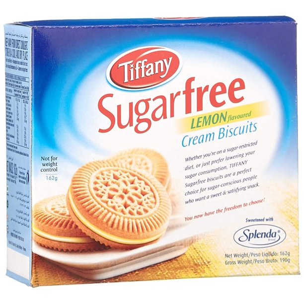 Tiffany Biscuits SugarFree Orange Flavored Cream Sandwich Biscuits