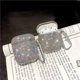 thumbnail image 3 of Estuche para Airpods NQ con purpurina funda protectora a prueba de golpes con mosquetón compatible con carga inalámbrica LED visible para Apple Airpods 2 1, 3 of 5