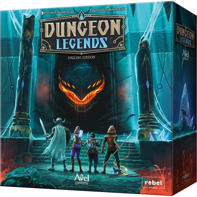 Juego de Mesa Leyendas del Calabozo Rebel - Aventura Cooperativa 10+