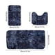 thumbnail image 2 of Juego de alfombras de baño de color mezclado oscuro, alfombras para el baño de invierno, antideslizantes, gruesas, lavables y fáciles de secar, 2 of 7