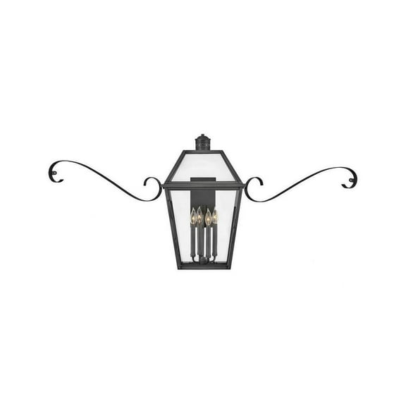 4 Light Large Outdoor Wall Lantern in Traditional Style 60.25 inches Wide By 30.5 inches High Bailey Street Home 81-Bel-4160163