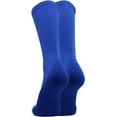 thumbnail image 2 of TCK Prosport Crew Athletic Socks 1 Pair (Royal, Small), 2 of 5