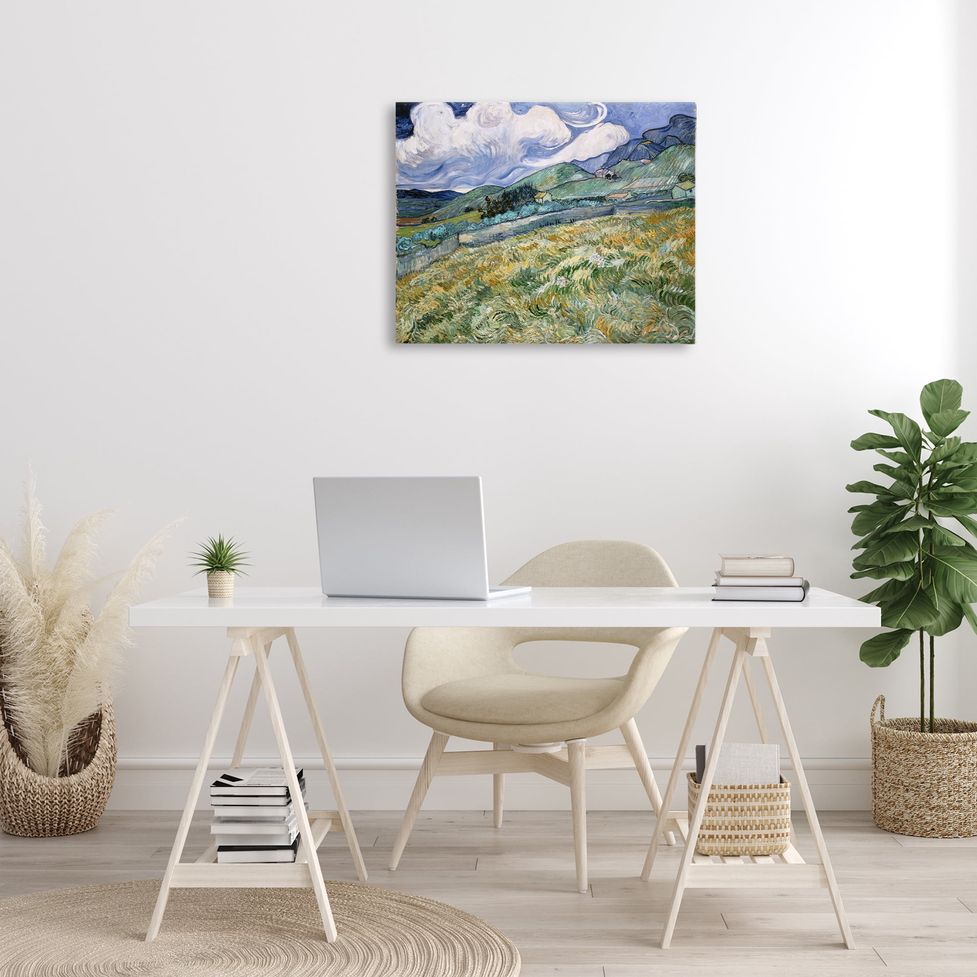 Stupell Industries Classic Landscape From Saint Remy Landscape & Nature Painting Wrapped Canvas Art Print Wall Art, 30 x 24