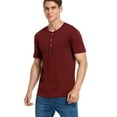 thumbnail image 6 of Xihbxyly Mens Shirts Stretch Classic Tshirts Crew Neck Short Sleeve Quick Dry T Shirt Tops Casual Stylish Solid Loose Fit Mens Dress Shirts Active for Beach, 6 of 7
