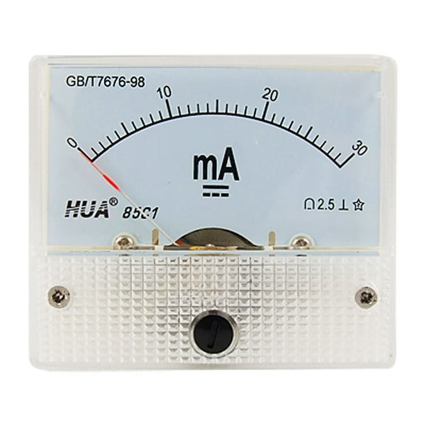 85C1 DC 0-30mA Ampèremètre Analogique de Panneau de Courant