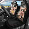 thumbnail image 1 of XYZCANDO Driving Pigs Funny Print Car Front Seat Covers for Woman Decorative Car Seat Covers Protective Easy to Install, for Auto Van SUV, 1 of 9