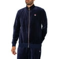 thumbnail image 2 of Fila Marc Velour Track Jacket, Blue, 2 of 7