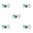 thumbnail image 2 of maskred Metal Box Transfer 370 Motor Accessory for WPL C14 Q60 Titanium Color 3.17mm 5Set, 2 of 6