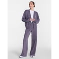 thumbnail image 3 of Athletic Works Women's and Women's French Terry Cardigan with Long Sleeves, Sizes XS-4X, 3 of 7