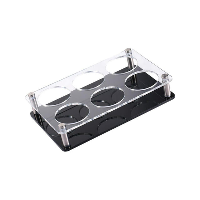 Estante para tazas BLESIY Organizador de cristalería 6 hoyos jarra de cerveza de vino