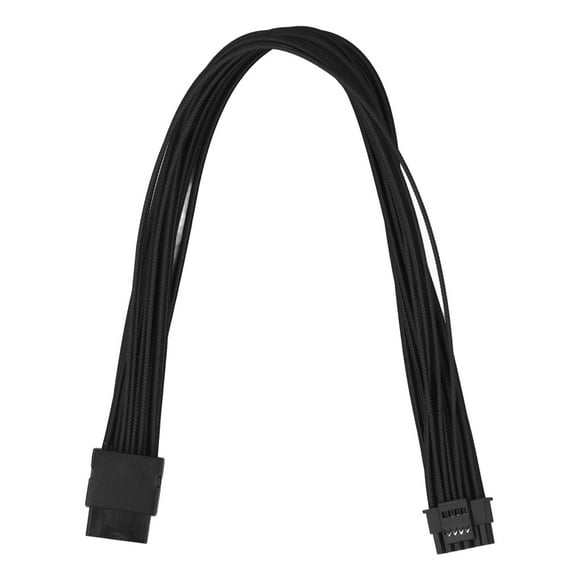 16 Pin Gpu Cable, 612vhpwr 00W Pcie 5.0 12 + 4 Pin Male to Female Gpu Extension Cable for RTX3090Ti 40 Series Graphics Card 13.4in for Computer PC