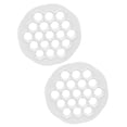 thumbnail image 3 of LOLIPPYY 2Pcs Pastry Press Kit White Round for Chinese Dumpling Making, 3 of 8