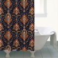 thumbnail image 4 of Pioneer Flower Floral Print Pattern Shower Curtain 72"x84", Bathroom Decorative Shower Curtain Set with 12 Hooks, Waterproof Washable, 4 of 6