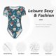 thumbnail image 4 of Fotbe Christmas Snowman Gift Body de Mujer con Cuello Redondo y Mangas Cortas, Sin Mangas Ajustado, Suave, Cómodo y Básico-Medium, 4 of 7