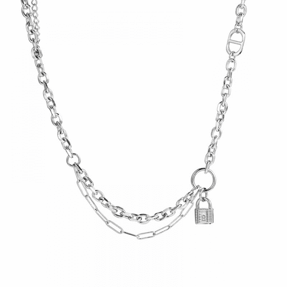(Gift Of K) Hip hop unisex street necklace