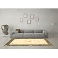 thumbnail image 3 of Ahgly Company Indoor Square Abstract Brown Contemporary Area Rugs, 3' Square, 3 of 4