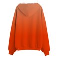 thumbnail image 4 of Women's Hoodies Sweatshirts Casual Zip Hoodie with Front Pockets for Women Everyday Comfort Orange S, 4 of 5