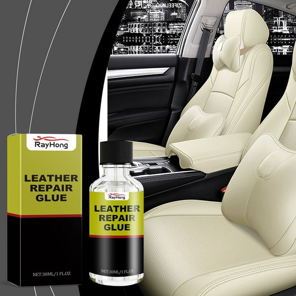 Qaailabf 30ml Leather Restorer Adhesive Repair Kit for Couches Car Seats Handbags Instant Fabric Leather Glue Easy to Use Long Lasting Durable Repair Solution