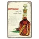 thumbnail image 3 of Cartel de aluminio con diseño de whisky, placa de metal vintage, vaso de whisky helado, cigarro, letreros de metal retro, bar, club, pub, cueva de hombre, decoración de pared, 3 of 5