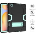 thumbnail image 4 of Dteck for Samsung Galaxy Tab S6 Lite Case 10.4 Inch 2022/2020 with Built-in Kickstand for Kids, Heavy Duty Hybrid Shockproof Case for Galaxy Tab S6 lite (SM-P610/P613/P615/P619),Black + Mint, 4 of 7