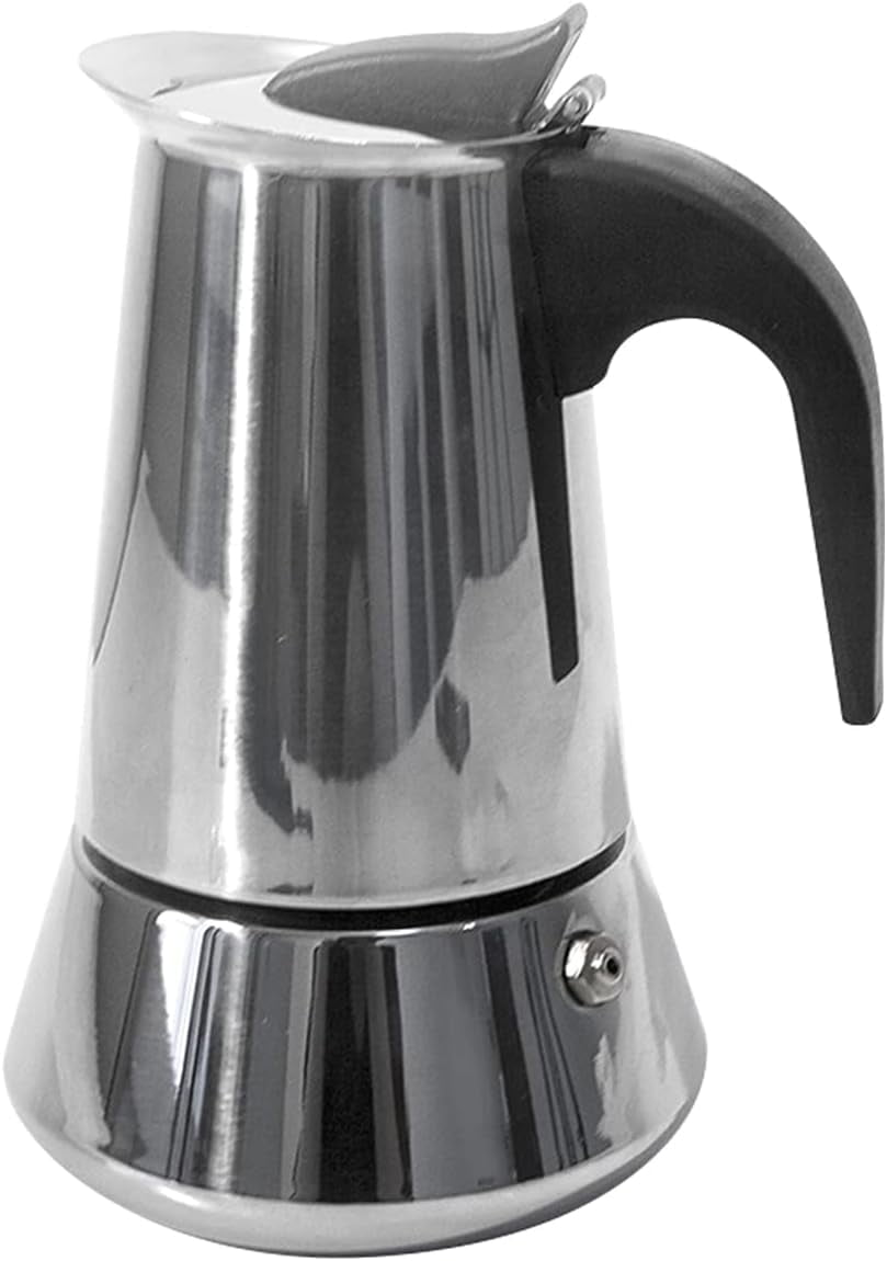 Easyworkz Pedro 6 Cup Stovetop Espresso Maker Stainless Steel
