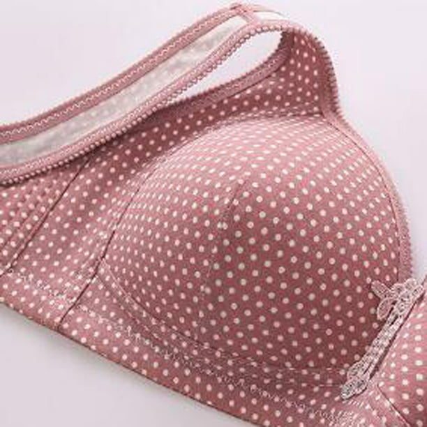 keepw Front Clasp Strap Bralette Breathable Cotton Bra Moisture-wicking  Women Underwear Lingerie skin color 36/80 