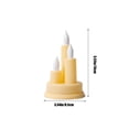 thumbnail image 3 of Realistic Flameless Candles - 3 Head Electronic Candle Set with Safe LED Flame for Home Decor & Centerpiece, 3 of 6