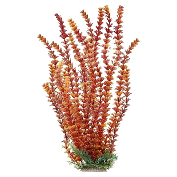 Artificial Aquarium Plants Live,18.5" Assorted Color Aquarium Plants Ornament with Ceramic Base,Tall Fish Tank Decorations,Ideal for Seawater and Freshwater Decors