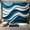 Color5, variant on Peel and Stick Wallpaper Canvas Blue White Stripe Decorative Decor Wave Patterns Repetitive Lines Modern Art Wall Mural Decor Self Adhesive and Removable 100in x 144in