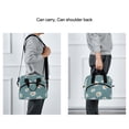 thumbnail image 6 of Lunch Bag Portable Crossbody Meal Bag Cooler Bag Insulated Lunch Bag Food Bag Handheld & Crossbody Design Cartoon White Chrysanthemum, 6 of 6