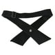 thumbnail image 2 of Pajarita ajustable de poliamida jinwen Moda Elegante Color puro Estilo coreano Unisex Negro, 2 of 6