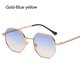 thumbnail image 1 of Gafas de sol poligonales para hombre y mujer, lentes de sol cuadradas con montura pequeña, protección UV, accesorio de moda, 1 of 4