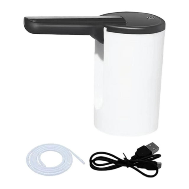 Bomba de agua automática para botellas de agua potable, eléctrica, recargable, multifunción, para restaurantes, oficinas y hoteles. Negro