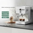 thumbnail image 3 of Small Commercial Coffee Machine Simple Control Panel Italian Semi-Automatic Coffee Machine Can Make Milk Foam Latte Americano, 3 of 8