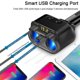 thumbnail image 4 of Dual USB car charger, 12/24V DC C-type USB adapter distributor, car cigarette lighter conversion plug, 4 of 4
