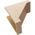 thumbnail image 6 of 8"W x 16"D x 16"H Classic Burlington Rough Cedar Woodgrain TimberThane Corbel, Primed Tan, 6 of 6