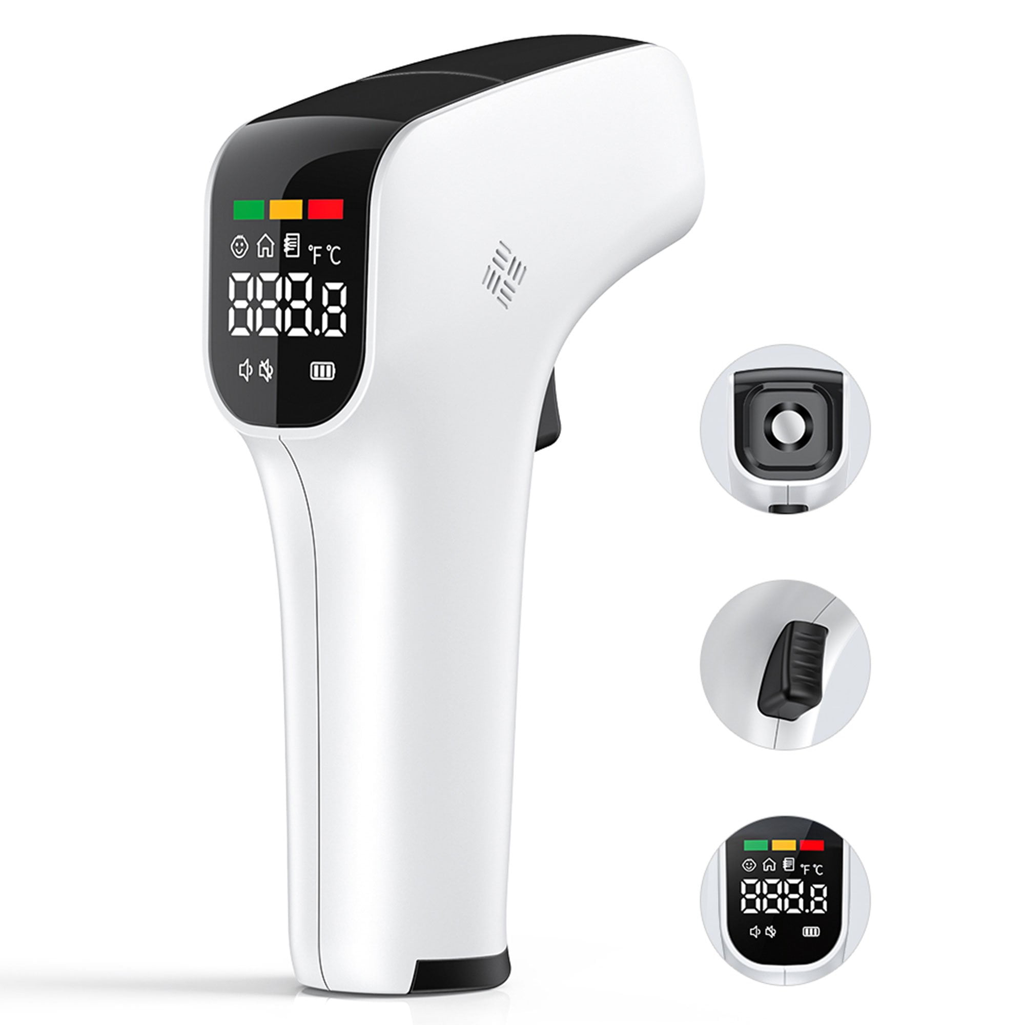 Details about   Infrared Thermometer Non-contact Digital Laser Infrared Temperature Gun 