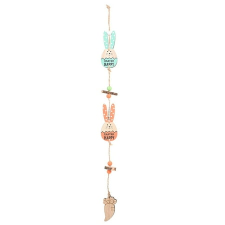 

Outfmvch room decor home decor Mini Wooden Pendant For Easter Home Decoration Hanging Room Decoration Gifts