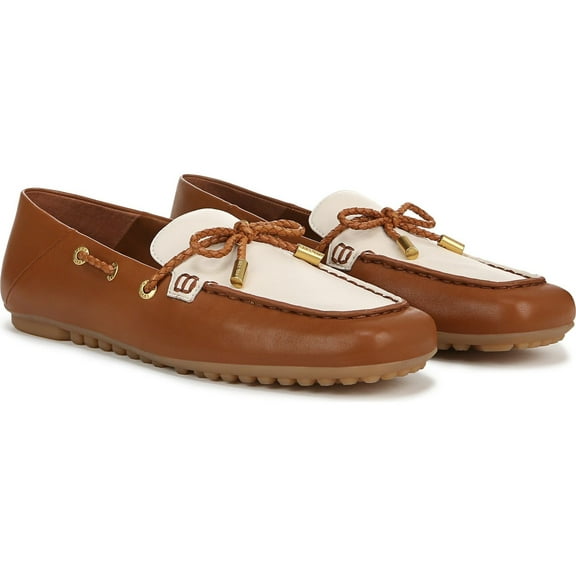 Franco Sarto Women's Zepher Boat Shoe Tan/White 8M