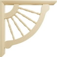 thumbnail image 3 of Ekena Millwork 1 1/2"W x 12"D x 12"H Crendon Wagon Wheel Bracket, Maple, 3 of 4