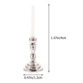 thumbnail image 3 of KAKOWELY 2 candelabros de casa de juguete en miniatura, mini candelabros de aleación, 3 of 5