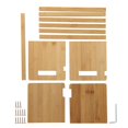 thumbnail image 1 of Bamboo Expandable Desk Organizer for Office and Living Room, 1 of 16