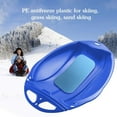 thumbnail image 3 of Arghm Plastic Sledges,Ski,Snowboard,Sandboard,Adults Children,18.9X16.54X3.35in,PE,Sunk Seat,Lightweight,Portable,Non-slip, 3 of 9